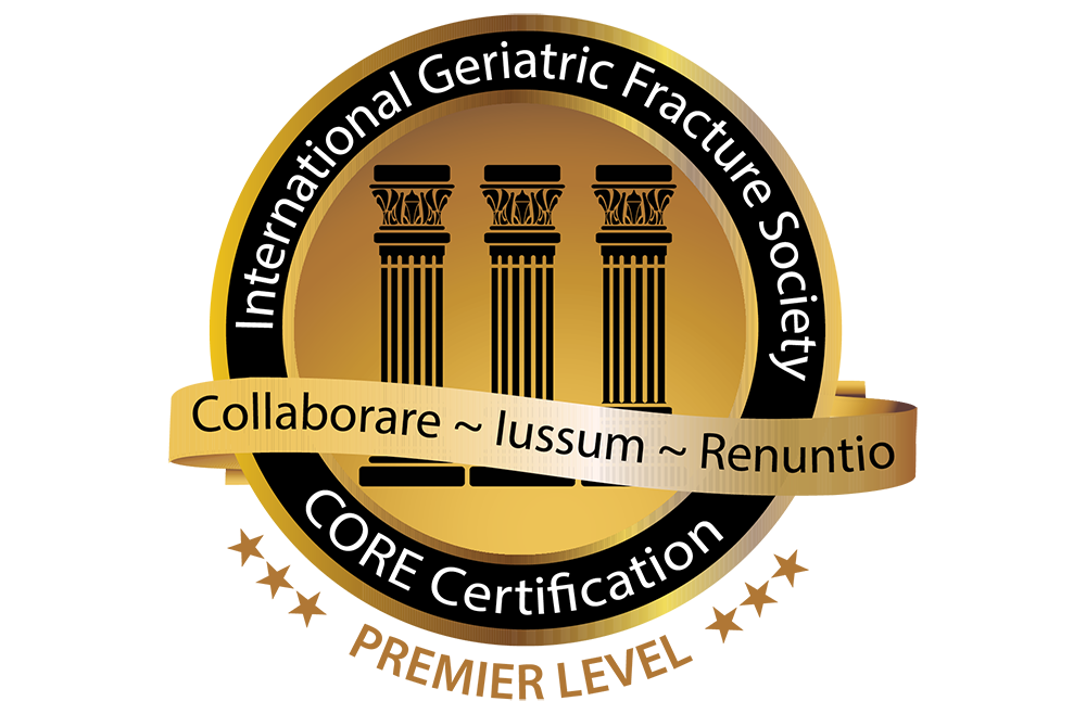 Internatonal Geriatric Fracture Society Core Certification Premier Level logo